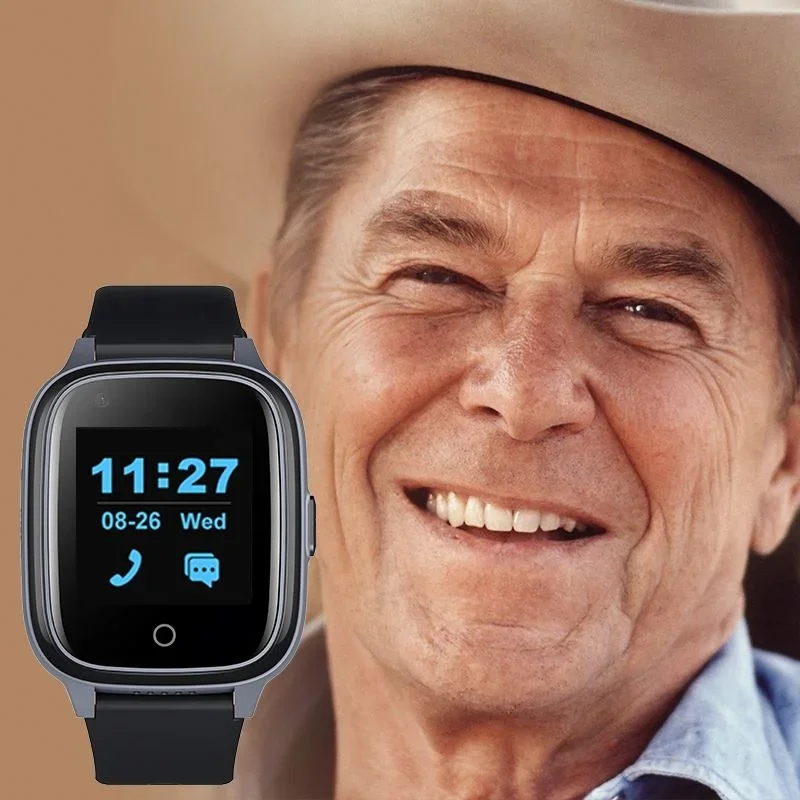 4G Elderly smart watch D32 Pen - Fall Detection Watch ulasan dan harga