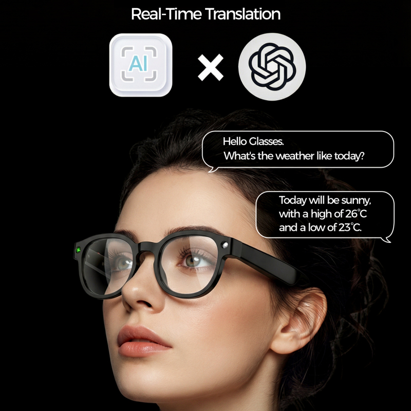 Xiaomi AI Camera Glasses Multi - Smart Glasses Lens ulasan dan harga