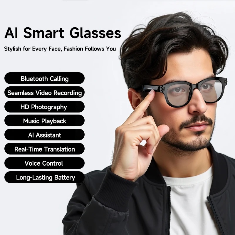 2026 AI Smart Glasses 8K Remot - Smart Glasses Lens ulasan dan harga