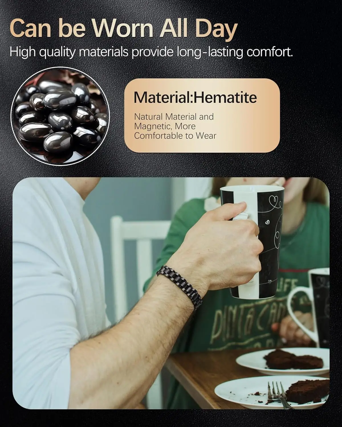 Titanium Steel Hematite Magnet - Meditation Headband Eeg ulasan dan harga