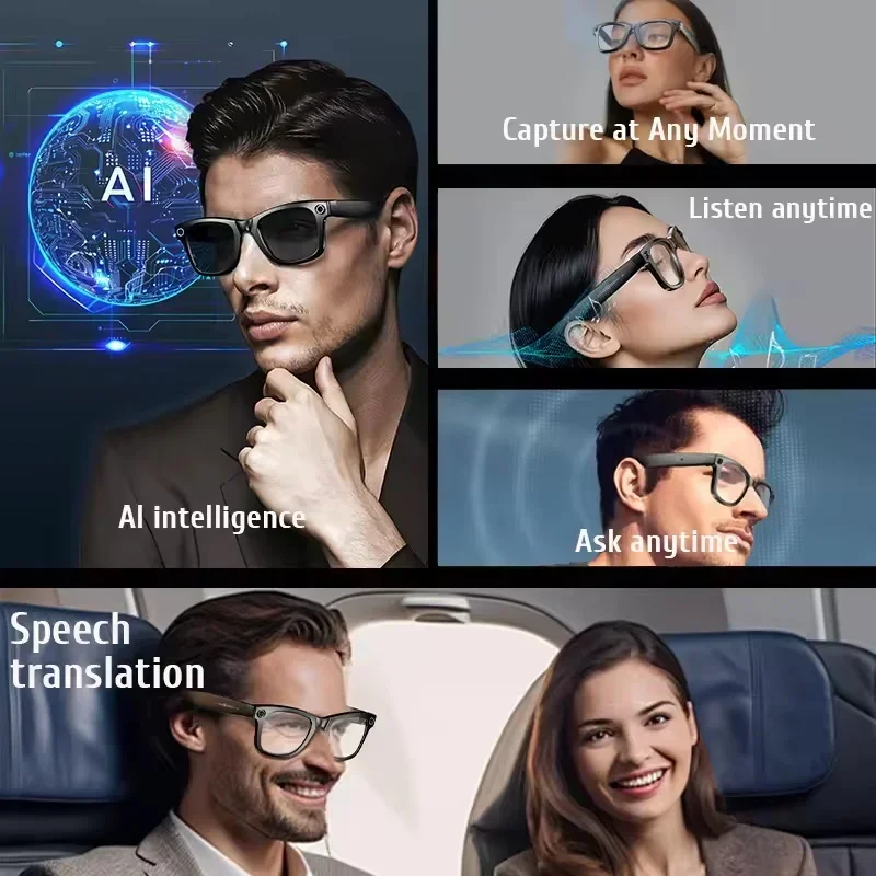 Lenovo 8K HD AI Smart Glasses  - Smart Glasses Lens ulasan dan harga