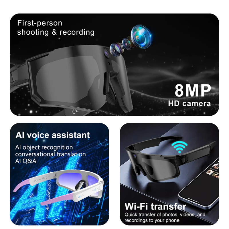 Mijia Al Smart Glasses Cycling - Smart Glasses Lens ulasan dan harga