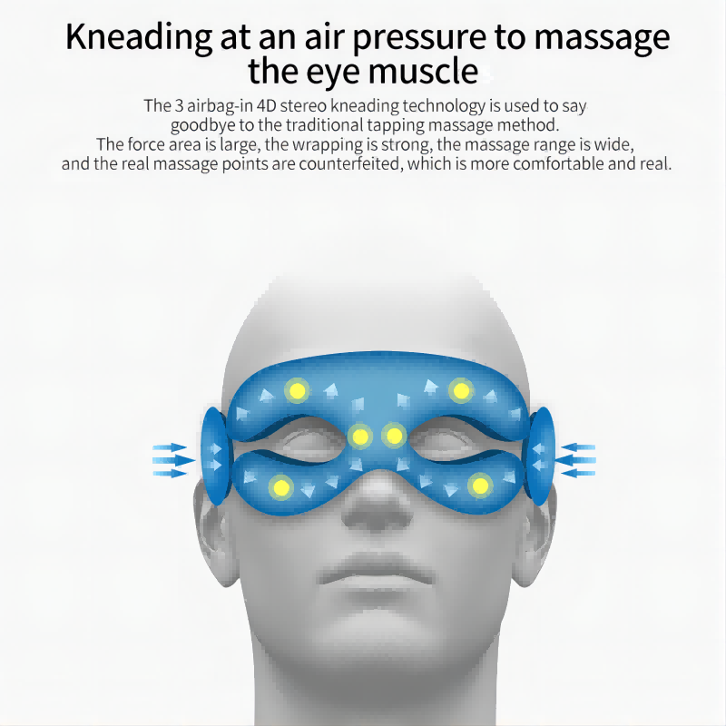 Folding Eye Massager Eye Mask  - Light Therapy Glasses ulasan dan harga