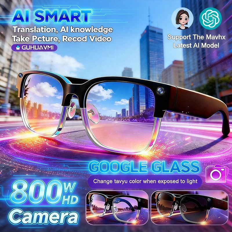 2026New 800W Pixel Camera Smar - Smart Glasses Lens ulasan dan harga
