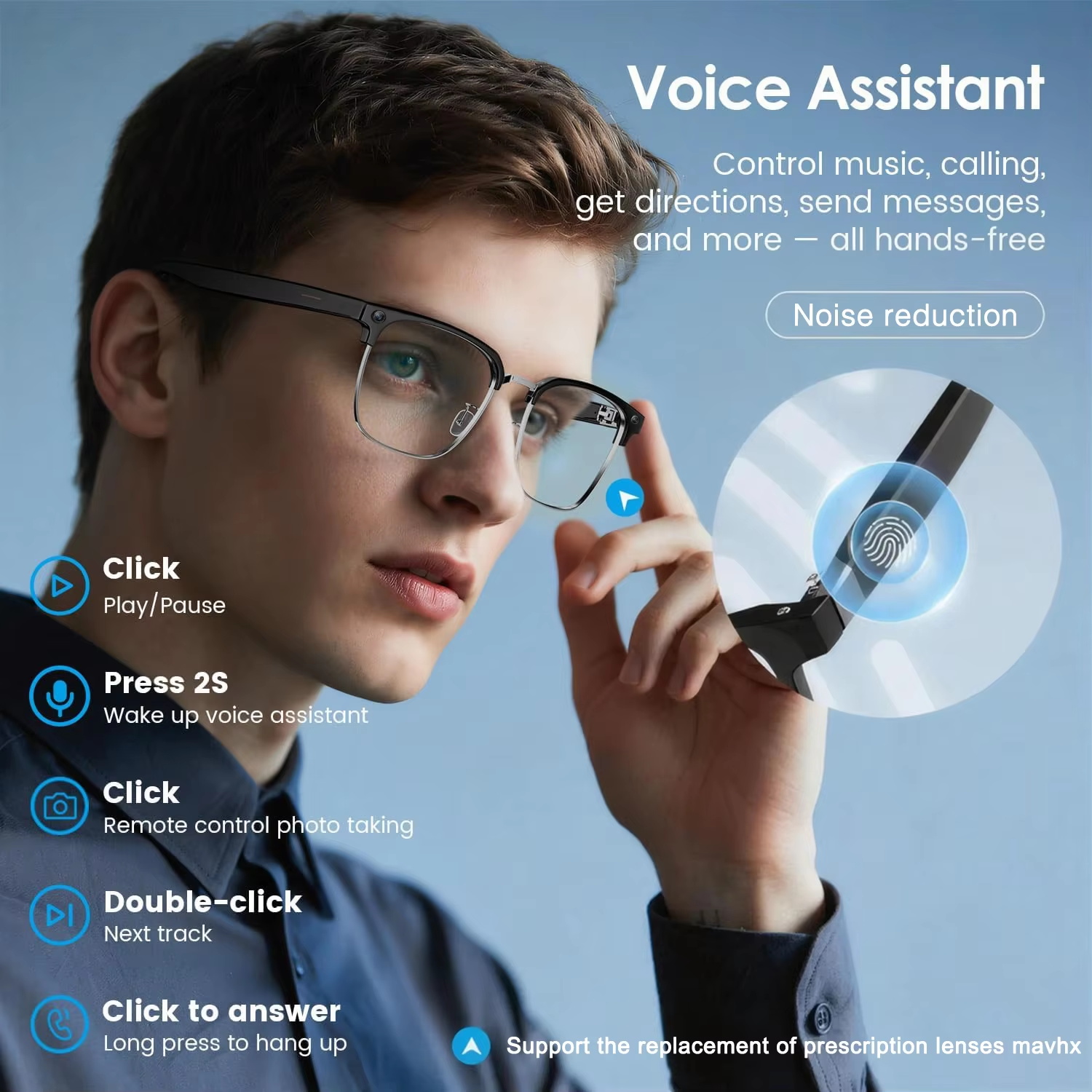 2026New 800W Pixel Camera Smar - Smart Glasses Lens ulasan dan harga